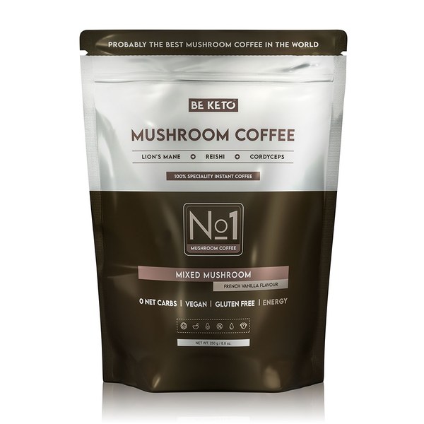 BeKeto — Caffè solubile ai funghi Lion's Mane Cordyceps Reishi